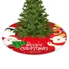Weihnachtsdekorationen Baumrockröcke Ornamente Schneemann Santa Claus Teppichtür Matte Xmas Dekor Jahr Dekoration Navidad 5z