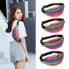 Kvinnors Bumbag Laser Belt Bag Holographic Fanny Pack Designer Midjepaket Telefonp￥se f￶r Party Travel Chest Belly J220705