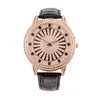 Armbanduhr 2022 Top Brand Watch Ladies Rose Gold 360 Grad Rotation Frau Frau Diamond Quarz Uhr Uhr Uhr Relogio Feminino