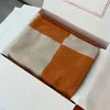 Luxuriosus bufandas letras cl￡sicas de naranja h mantas de manta