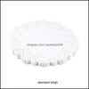 Mats Pads 140 Pcs 8.5 Inch Round Lace Decorative Paper Placemats Doilies For Cakes Desserts Baked Treat Display Drop Delivery 2021 H Dhl4S