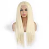 360 250 % glatte brasilianische Echthaarperücken, blonde Lace-Front-Perücke für Frauen und Mädchen, eine peruanische malaysische Vollspitze-Perücke mit Babyhaar