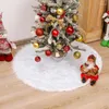 Decorazioni natalizie Diametro Decorazione Tappeto Durevole Decorazioni per la casa Accessorio Ornamento Tessuto non tessuto Gonna per albero di Natale 5Z