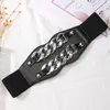 Belts All-match Ladies Waist Belt Women Straps Light Luxury Personality With Geometric Chain Snap Buckle For Drop