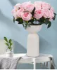 Decorative Flowers Artificial Austen Rose Simulation Bouquet Wedding Decoration Home Living Room Balcony Garden Desktop Flower Arrangement