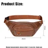 Yorai Men Fashion Taille Bags Purse Casual Grote telefoon riempakket Pouch Vrouwen Leather Travel Fanny Banana Bag Hip 4 Zakken J220705