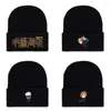 Партийная маски мультфильм аниме Jujutsu Kaisen Peripheral Printed Hat осень и зимний вязаный Gojo Satoru Косплей аксессуары реквизита