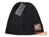 Nouveau luxe tricoté chapeau mode hommes femmes lettre impression chapeau mode conception élastique simple écharpe à carreaux couple multicolore coupe-vent chaud chapeaux