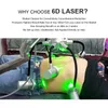 Bantning rött ljus diod lipo laser 635nm 6d cold cryo pads 4 mode emslim dra åt kryolipolys fett reduktion system kropp form viktminskning skönhet maskin