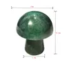 50 PCS Home Decor Mushroom Stone Canved Natural Quartzs Crystal Healing Reiki Decoration Craft Home Decor Room Ornament