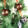 Parti Dekorasyonu 12 PCS Noel Top Süsleri Parçalanmamış Ağaç Asma De için Rustik Baubles