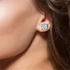 Hengstand Ohrringe Trendy 5mm/9mm Labor Diamant Ohrring Real 925 Sterling Silber Party Hochzeit für Frauen Männer Verlobungsschmuck