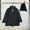 Baby-Designer-Kleidung, Daunenmantel, Mädchen-Gänsejacke, Taille, lang, verdickt, Oberbekleidung, Hut, Temperament, leicht, warm, beständig, schmutzige Kinderkleidung