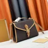 Mode Sac À Bandoulière Femmes Designer Sac À Main Ivy Rétro Messenger Vintage Femme Sacs À Bandoulière En Cuir Véritable Dames Casual Totes Sangle Amovible M44919