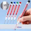 20MM Long Head Markers Bathroom Woodworking Decoration Multi-purpose Deep Hole Marker Pens Red/Black/Blue Ink