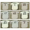 Glavintage 1 Lou Whitaker Jerseys 20 Mark Fidrych 6 Al Kaline 23 Kirk Gibson Alan Trammell 45 Cecil Fielder 8 Ron Leflore Retro Baseball