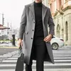 Herrjackor Industrial Winter for Men Jacka Down Men's Car Coat Trench med huvavfall