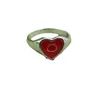 Women Band Rings Designer Jewelry Heart Diamond Ring G Letters Emalj Street Lovers Tillbehör S925 Retro Ring D229204F2661