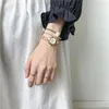 Wristwatches Brand Mini Silver Steel Quartz Dress Bracelet Watch For Women Ladies Female Rome Dial