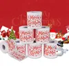 24m/rulla julpapper servetter Xmas Tree Santa Claus älg tryckt papper servetter kreativt kök badrum toalettpapper bh7605 tyj