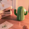 Geurlampen 340 ml cactus luchtbevochtiger USB aroma Essentiële oliediffuser met warme lichte auto vochtig.