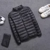 Men039s Down Parkas Winter Jacket Ultra Light Duck Slim Puffer Portable Winteroof Coat Chaqueta 2209205090888