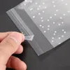 Gift Wrap JFBL 1000Pcs Frosted Cute Dots Plastic Pack Candy Cookie Soap Packaging Bags Bag 10Cm