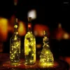Cordes 20 LED bouchon de bouteille en forme de liège lumière verre vin fil de cuivre guirlandes lumineuses pour la fête de noël mariage