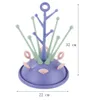 기타 베이비 먹이 깨끗한 도구 베이비 병 건조 선반 유아 수유 선반 PPAB 병 배수구 젖꼭지 홀더 베이비 병 컵 건조기 220920