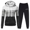 Women's Two Piece Pants Casual Tracksuit Women Pieces Set Sweatshirts Pullover Hoodies Suit Female Jogger Outfits Chandals Mujer Size S-4XL 220919