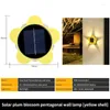 Solar-LED-Außenwandleuchte, wasserdichte Garten-Dekor-Lampe für Balkon, Innenhof, Straße
