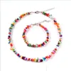 Anhänger Halsketten Böhmen Colorf Perlen Kies Türkisen Halsband Halsketten Natursteine Halskette für Frauen Modeschmuck C3 Drop D Dhpfq