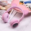 Headsets HOCO Gaming LED bluetooth headphones girl Headset for phone Music PC Laptop Kids Headphones TF Card 35mm Plug with micro2736609