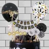 お祝いのサプライケーキトッパーセットデコレーションベビーシャワーの誕生日のテーマパーティーの装飾用の挿入カードディスプレイスタンド