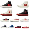 NEW Men Womens Unisex Canvas Shoes Sneakers boot Classic Casual Big Eyes Red Heart Shape Platform Jointly Name Star Sneaker Chuck 70 Chucks 1970S
