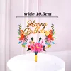 Festliche Lieferungen Kreative Acryl Brief Kuchen Topper Hochzeit/Geburtstag/Muttertag Dekoration Werkzeuge Dessert Für Party Kid Geschenke