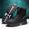 Buty oddychające pustyni mężczyźni taktyczny wojskowy Man Trekking Camping Outdoor Autumn Winter Light Buty turystyczne L220920