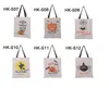 6 styles grands sacs fourre-tout Halloween toile de fête Trick ou Treat sac à main Festival créatif Spider Candy sac cadeau pour enfants EWE14278