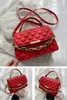 HBP sac femme minimaliste capteur coquille petit carré blanc kaki et rouge sacs acrylique bandoulière épaule sacs à main BB27