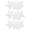 Party Decoration 10Pcs Five-pointed Star Tree Decorations Holiday Hanging Adornments Transparent