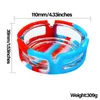 Ofis ve ev kullanımı için silikon manşon kül tablası ile 110mm şeffaf cam kül tablası