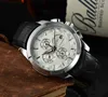 2024 Fashion Men Sports Chronograph Watch Three-Pin Display Calender Top Brand Designer Pearl Movement Watch 1853 Belt Automatic Machinery