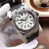 Роскошные мужские часы Механические часы 15710 Полностью автоматические светящиеся спортивные швейцарские брендовые спортивные наручные часы