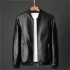 Chaquetas para hombres Chaqueta de cuero Bomber Chaqueta de motocicleta Hombres Biker PU Chaqueta de béisbol Tallas grandes 7XL Moda Causal Jaqueta Masculino J410 220919