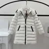 Kids Coats Designer Down Coat Baby Clothes Kid Hooded Thick Warm Outwear 2022 Girl Boy Girls designers Long A-shaped Zipper Jackets Size 110-160cm