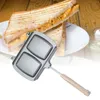 Bread Makers Sandwiches Maker Non Double Sided Grill Pan Cookware With Heat Resistant Handles Toast Stove