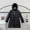 Kid Designer Down Coat Kids Coats Baby Clothes Hooded Warme Outwear Fasion 2022 Girl Boy Girls Designers Long A-formade blixtl￥sjackor