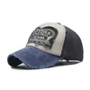 2023 Fashion explosiemodellen denim gewassen honkbal cap Moto hiphop hoed casual caps