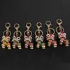 Keychains Fine Key Chain Creative Small Gift Chinese stijl Lion Dance Kirin Alloy Fashion Girls Bag Ornament Mobile Hangende C3 Drop D DHHCW