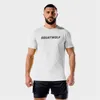 Männer T Shirts Casual Baumwolle Gedruckt Marke Shirt Männer Gym Fitness Kurzarm Mode Lose T-shirt Männliche Workout Tees tops Sommer Kleidung